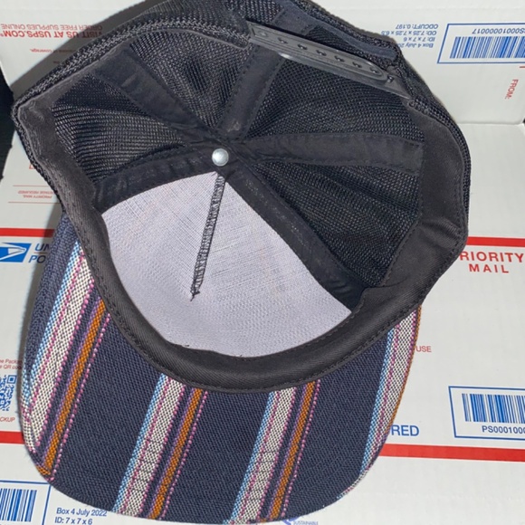 Supreme New York Vintage RARE SAMPLE 5 panel Snapback Hat native Box Logo 2000s - Picture 4 of 5